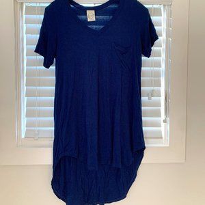 COPY - Navy High Low tshirt dress